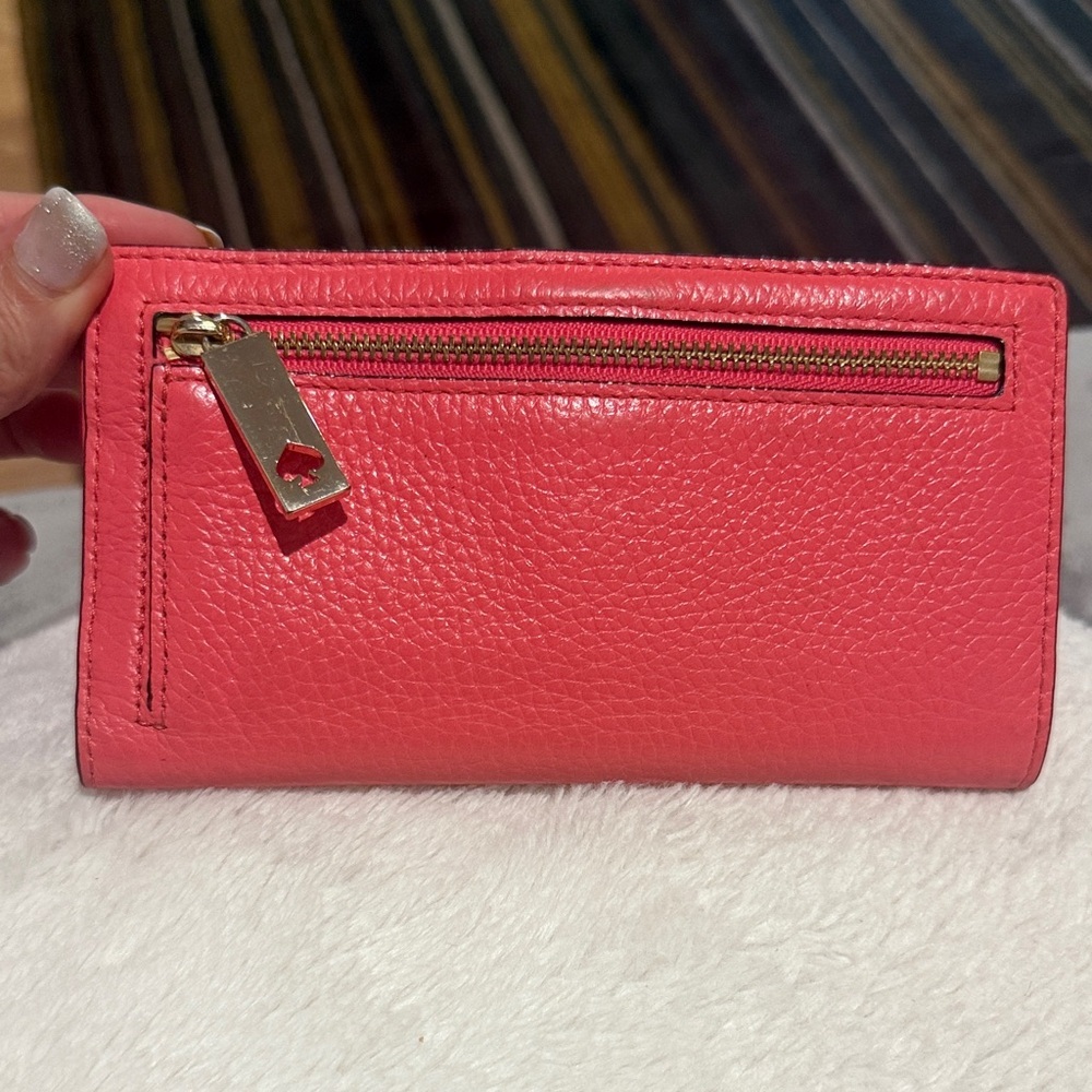 Kate Spade Pink Leather Wallet - Picture 4 of 7